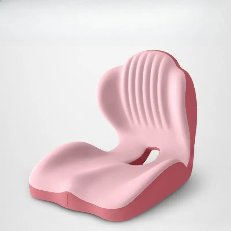 Ergonomic Memory Foam Seat Cushion with Lumbar & Back Support, Pressure Relief Coccyx Pad for Office Chair, Car Seat & Desk Chair