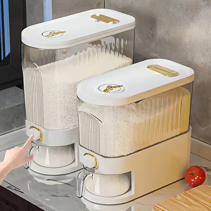 Rice Dispenser with Measuring Cup &Time Scale