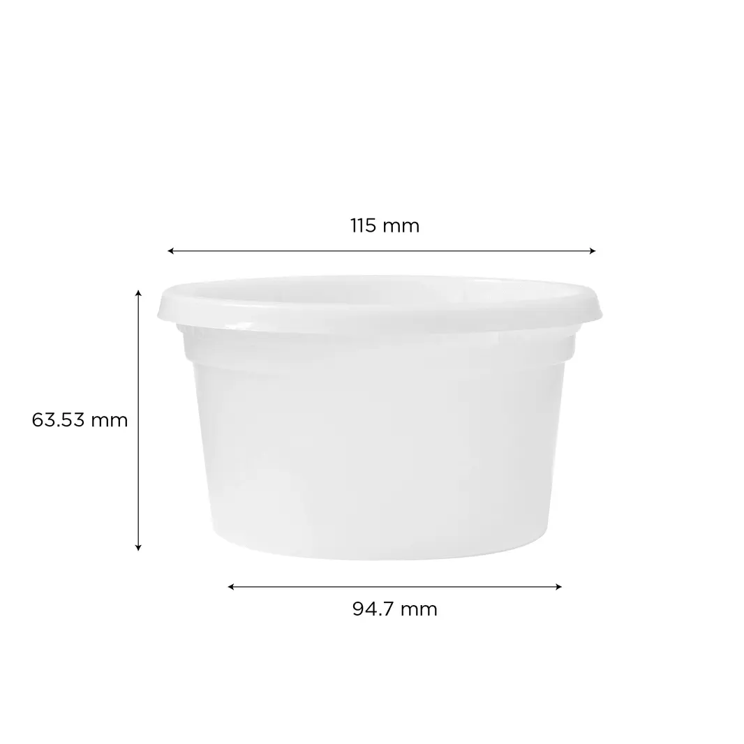 240 Pack Clear Deli Containers with Lids, Plastic Food Storage Containers