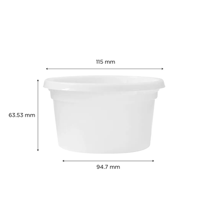 240 Pack Clear Deli Containers with Lids, Plastic Food Storage Containers