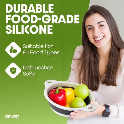 Collapsible Colanders 3-Pack