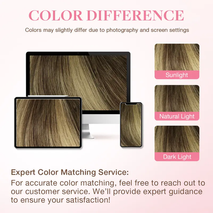 Tape in Human Hair Extensions, Straight Seamless Tape Ins, 20pcs 50g