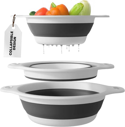 Collapsible Colanders 3-Pack