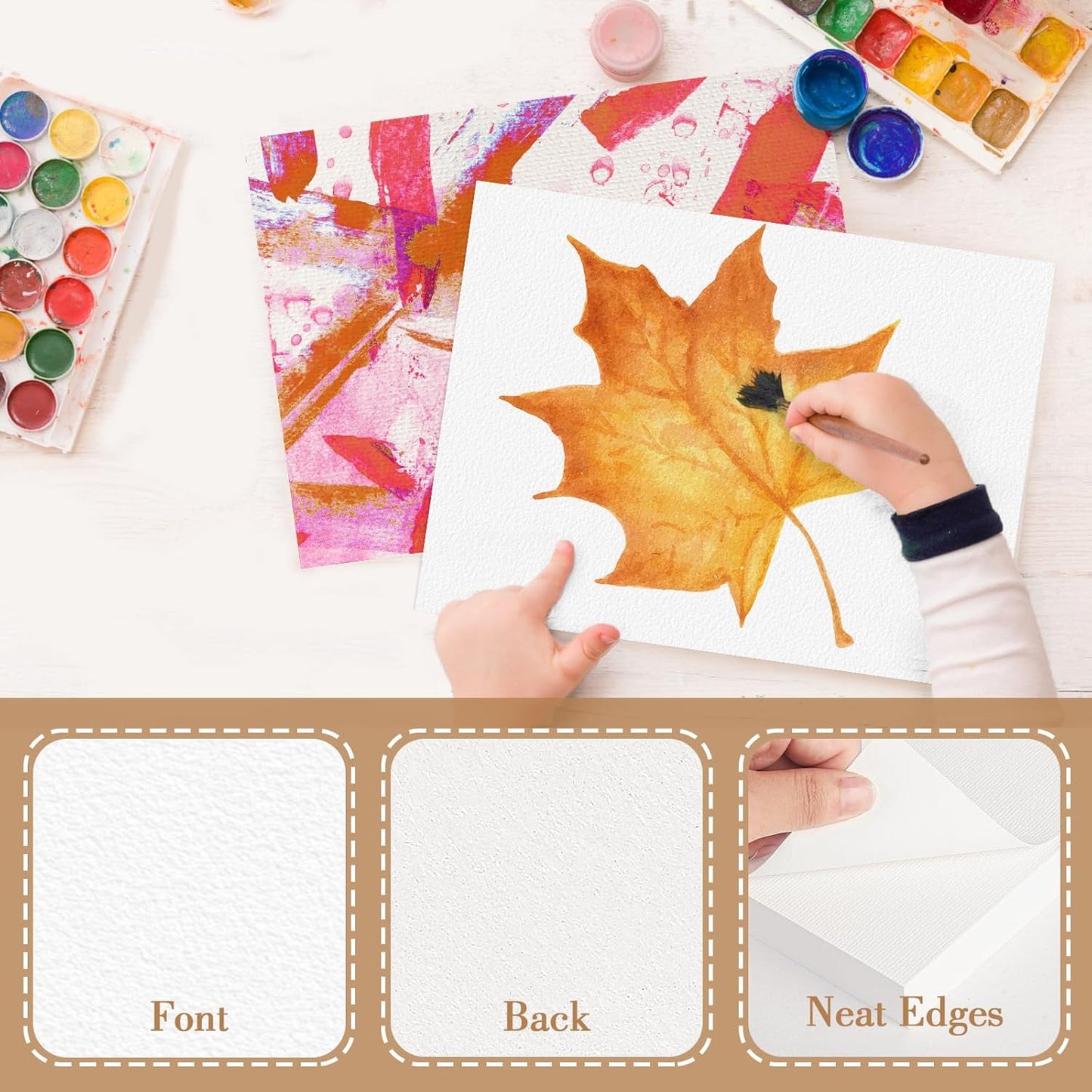 140 lb / 300 GSM Cold-Pressed Watercolor Paper