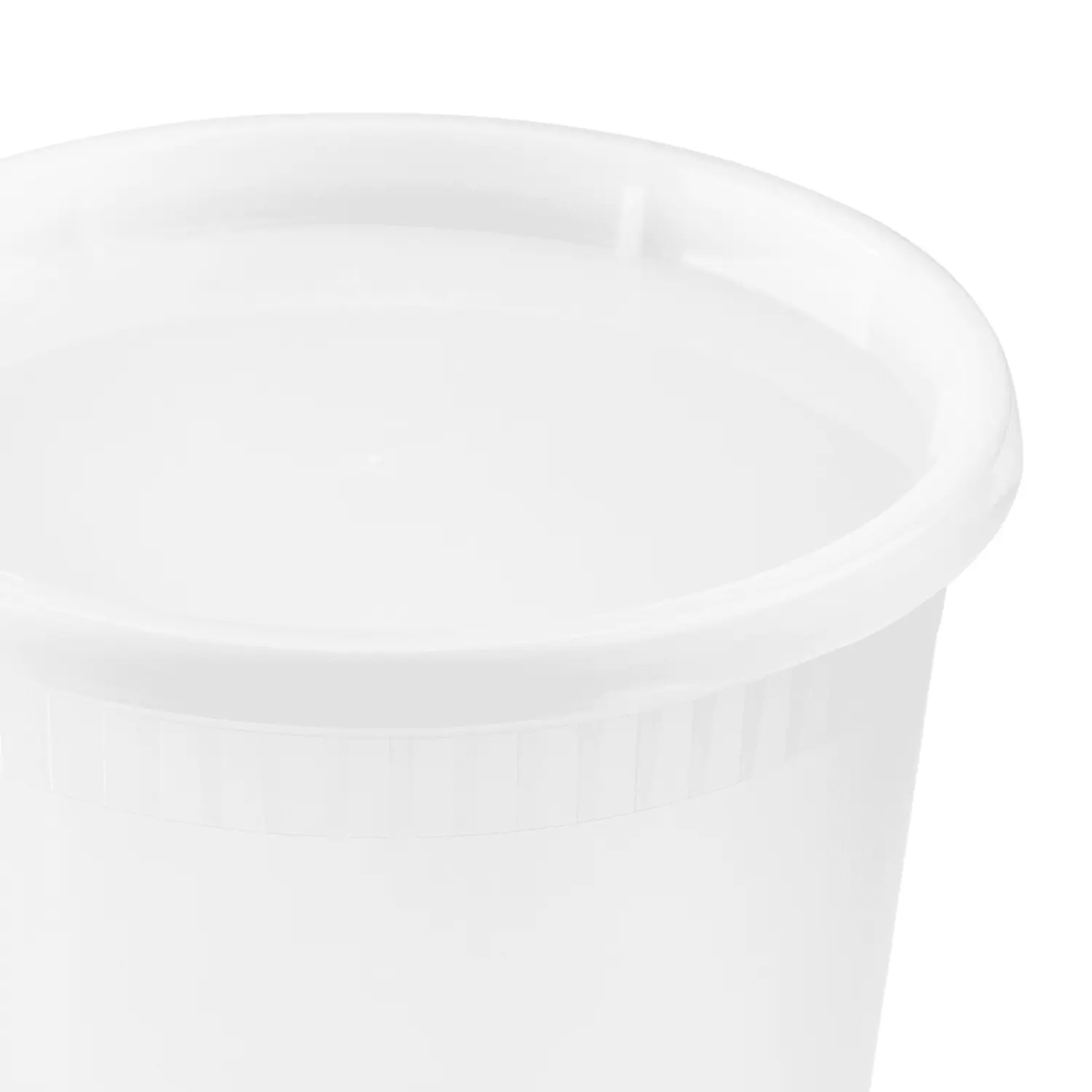 240 Pack Clear Deli Containers with Lids, Plastic Food Storage Containers