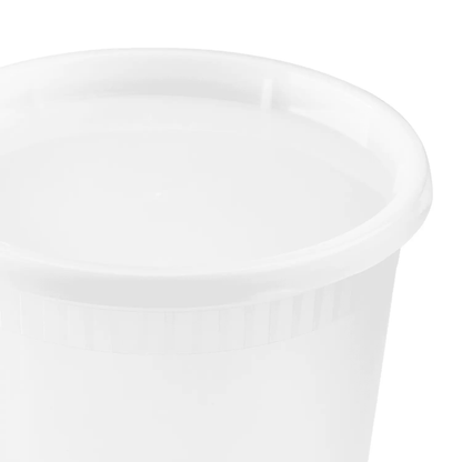 240 Pack Clear Deli Containers with Lids, Plastic Food Storage Containers