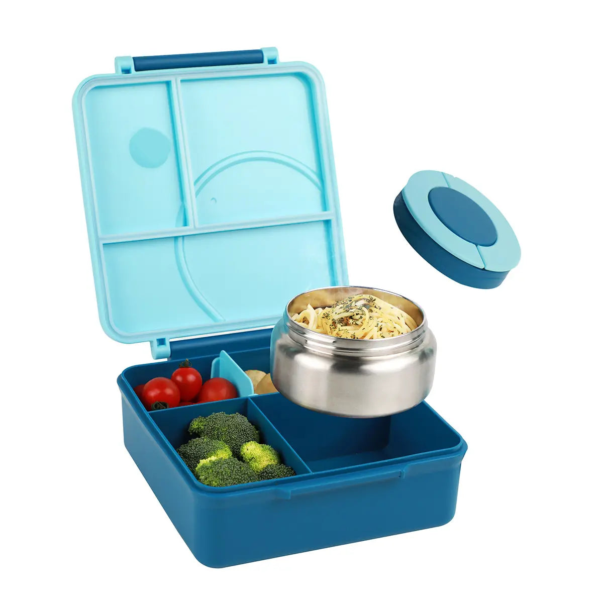 Sturdy Lightweight Airtight ThermalInsulation Bento Lunch Box - 4 Compartments