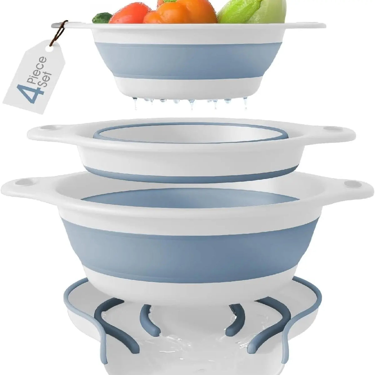 Collapsible Colanders 3-Pack