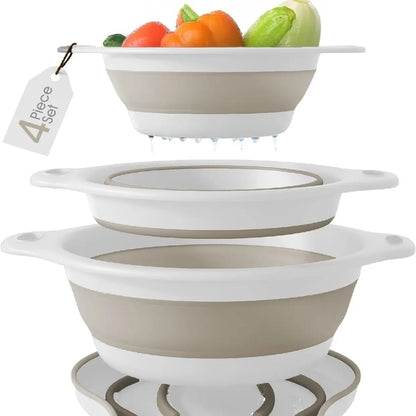 Collapsible Colanders 3-Pack