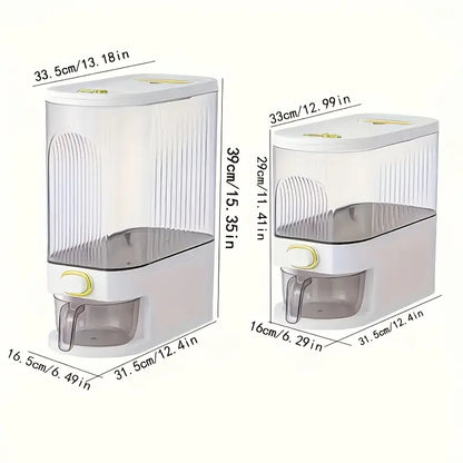 Rice Dispenser with Measuring Cup &Time Scale