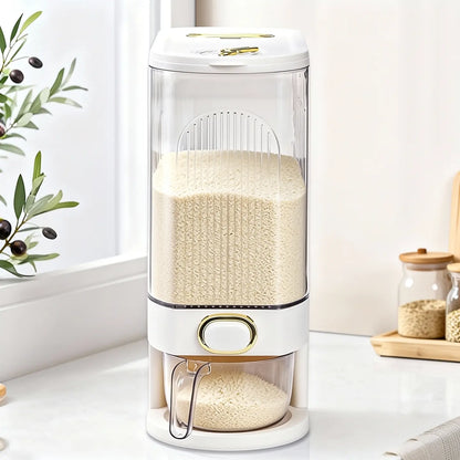 Rice Dispenser with Measuring Cup &Time Scale